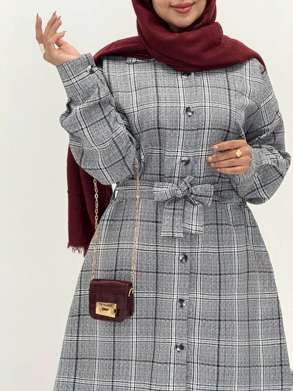 3564-مانتو پاییزه شایلین